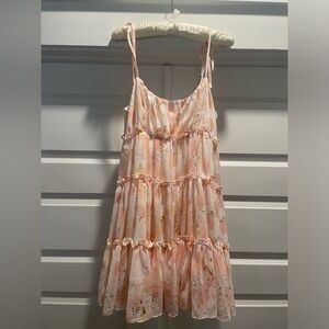 Buddy Love tie shoulder ruffle dress